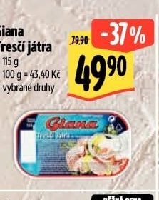 Giana Tresčí játra