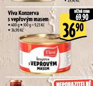 Viva Konzerva s vepřovým masem