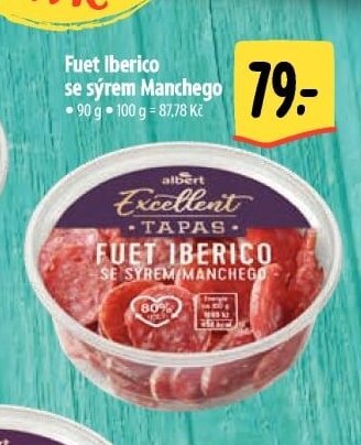 Fuet Iberico se sýrem Manchego