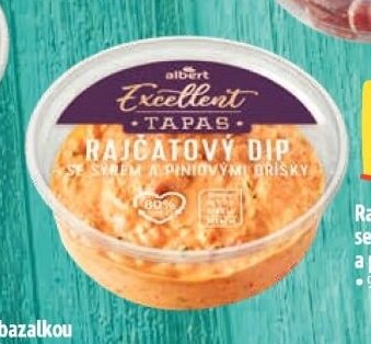 Rajčatový dip se sýrem a piniovými oříšky