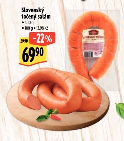 Slovenský točený salám