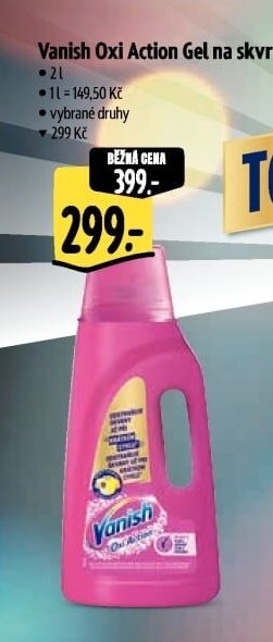 Vanish Oxi Action Gel na skvrny