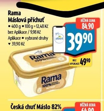 Rama Máslová příchuť