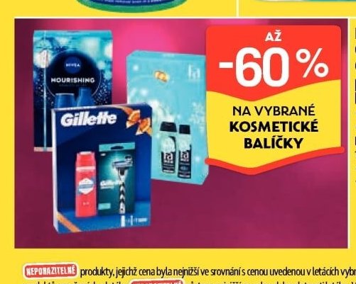 Gillette kosmetické balíčky