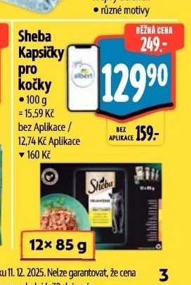 Sheba Kapsičky pro kočky
