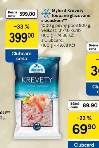 Mylord Krevety loupané glazované
