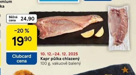 Kapr půlka chlazený