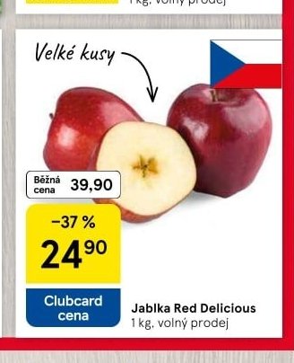 Jablka Red Delicious