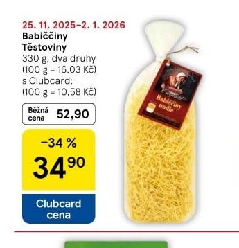 Babiččiny Těstoviny