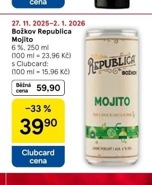 Božkov Republica Mojito