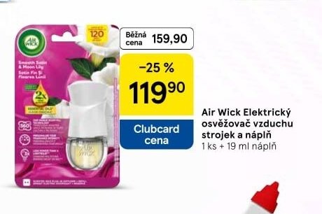 Air Wick Elektrický osvěžovač vzduchu strojek a náplň - Tesco akcniletaky.com