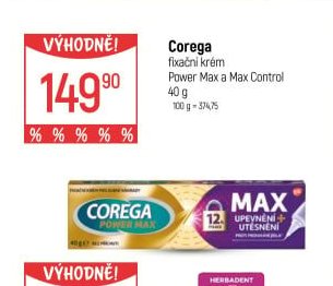 Corega fixační krém