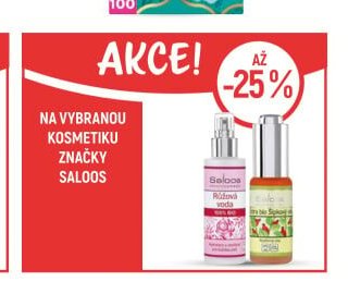 Na vybranou kosmetiku značky Saloos