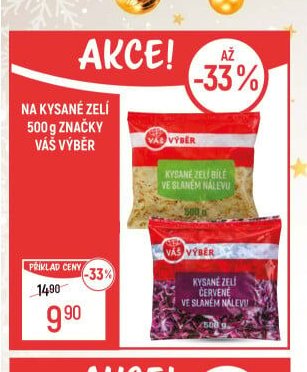 Váš Výběr Kysané zelí 500 g - Globus akcniletaky.com