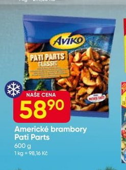Americké brambory Pati Parts