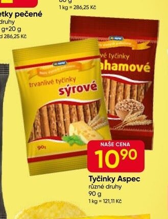 Tyčinky Aspec