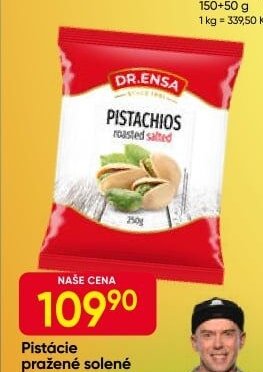 Pistácie pražené solené