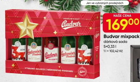 Pivo kolekce Budweiser Budvar