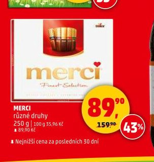 Merci čokoláda