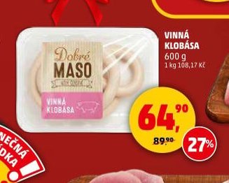 VINNÁ KLOBÁSA 600 g