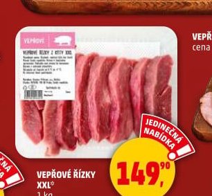 VEPŘOVÉ ŘÍZKY XXL 1 kg