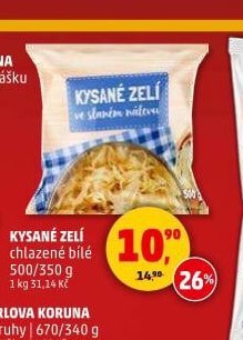 KYSANÉ ZELÍ chlazené bílé 500/350 g