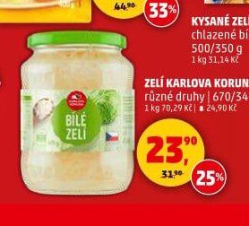 ZELÍ KARLOVA KORUNA různé druhy 670/340 g