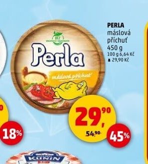Perla máslová příchuť