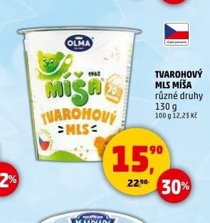 Tvarohový mls Míša