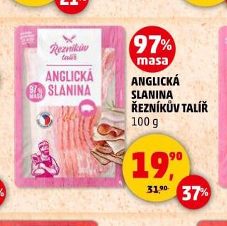 ANGLICKÁ SLANINA ŘEZNÍKŮV TALÍŘ 100 g