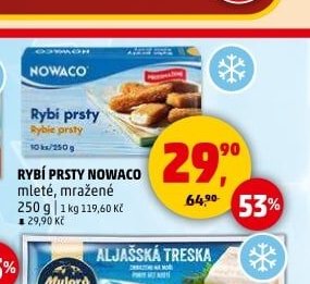 RYBÍ PRSTY NOWACO mleté, mražené 250 g