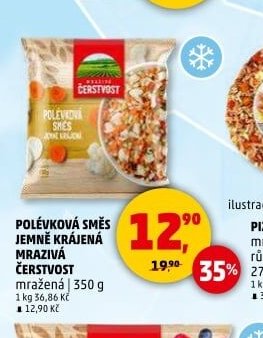POLÉVKOVÁ SMĚS JEMNĚ KRÁJENÁ MRAZIVÁ ČERSTVOST 350 g