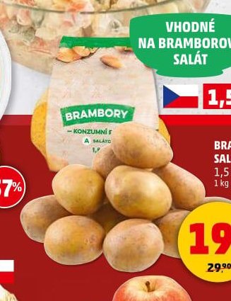 Brambory salátové 1,5 kg