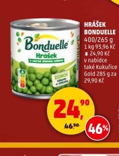 Hrášek Bonduelle 400/265 g