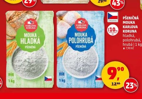 Mouka Karlova Koruna (hladká, polohrubá, hrubá) 1 kg