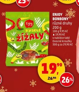 ENJOY BONBONY KYSELÉ ŽÍŽALY