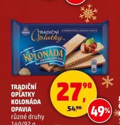 TRADIČNÍ OPLATKY KOLONÁDA