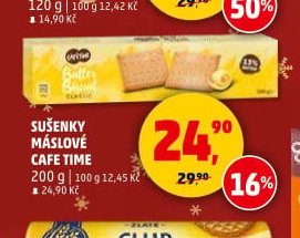 SUŠENKY MÁSLOVÉ CAFE TIME