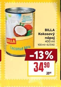 BILLA Kokosový nápoj