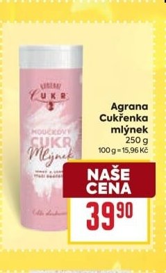 Agrana Cukřenka mlýnek