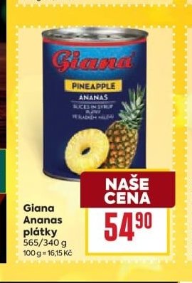 Giana Ananas plátky
