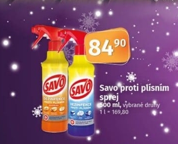 Čistič proti plísním Savo