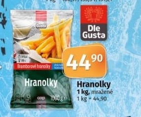 Hranolky mražené Dle Gusta