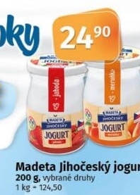 Jogurt ochucený jihočeský tradičníMadeta