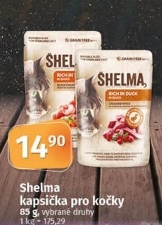 Kapsičky pro kočky Shelma