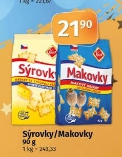 Krekry Sýrovky Vest