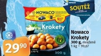 Krokety mražené Nowaco
