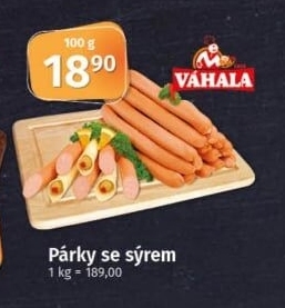 Párky se sýremVáhala