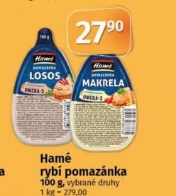 Rybí pomazánka Hamé