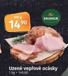 Vepřové ocásky uzené Krahulík